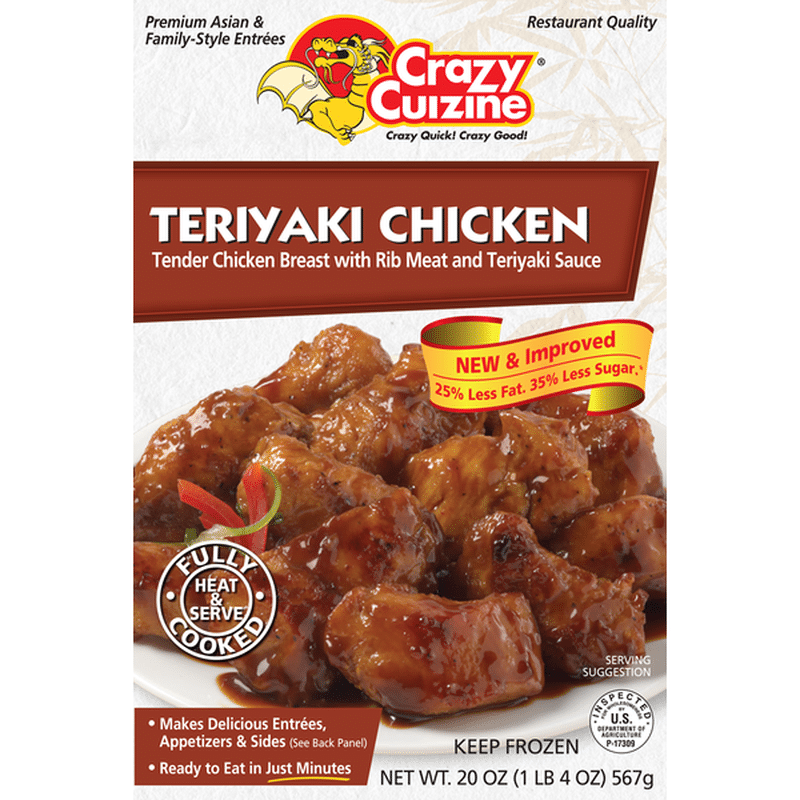 Crazy Cuizine Teriyaki Chicken (20 oz) - Instacart