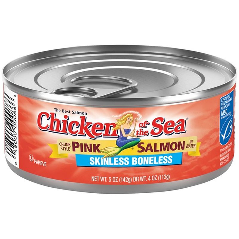 Chicken of the Sea Skinless/Boneless Pink Salmon (5 oz) - Instacart