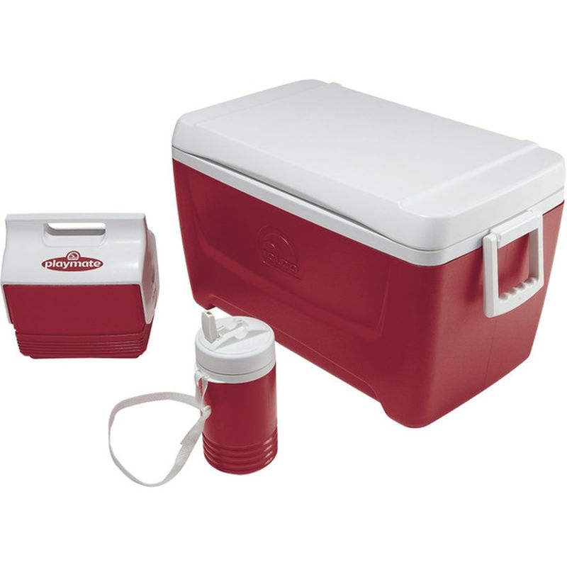 Igloo 48-Quart Diablo Red Island Breeze Combo Cooler Set