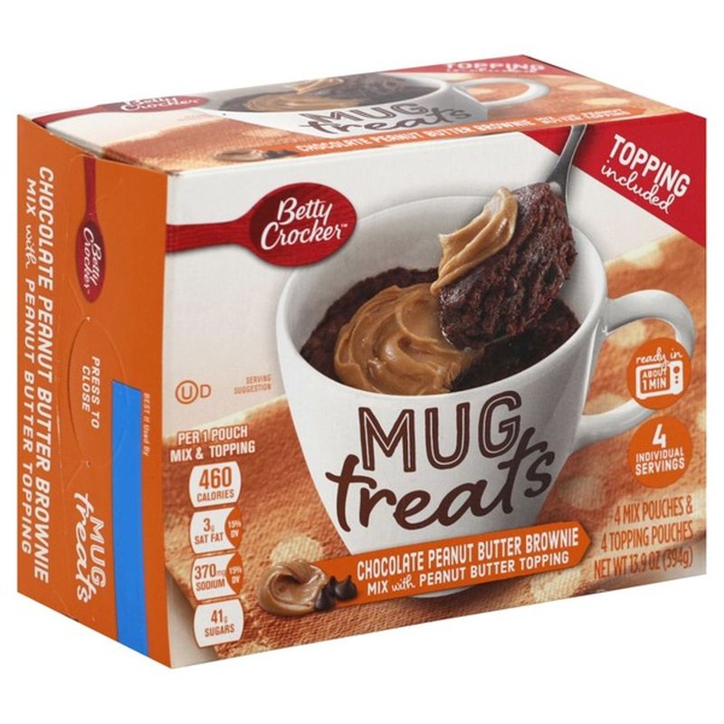 Betty Crocker Mug Treats, Chocolate Peanut Butter (13.9 oz