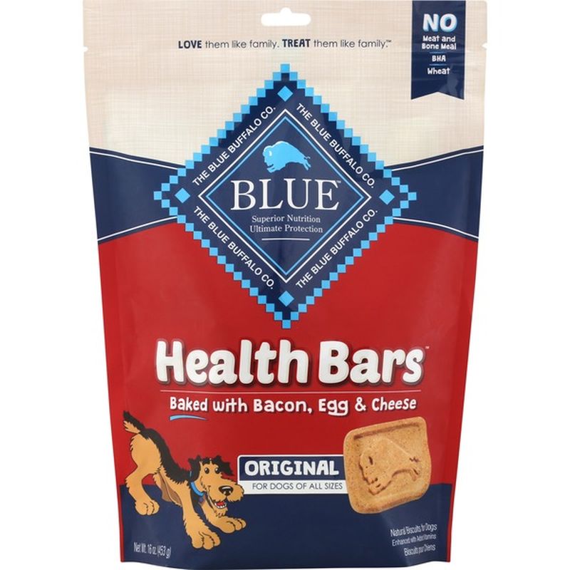 Blue Buffalo Dog Biscuits, Bacon/Egg/Cheese, Original (16 oz) Instacart