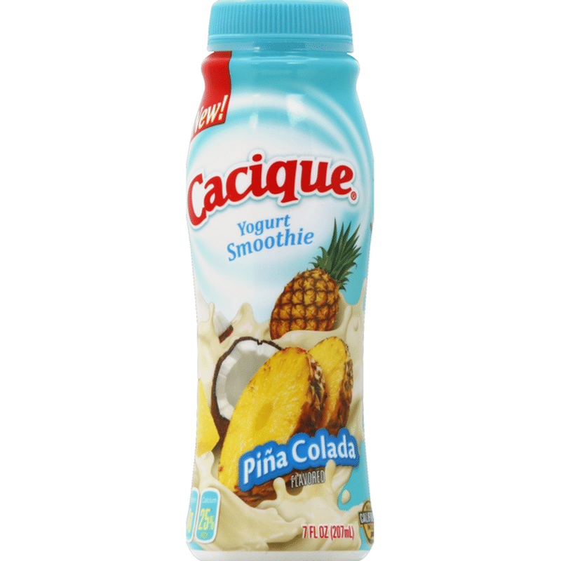 Cacique Yogurt Smoothie, Pina Colada (7 oz) Instacart