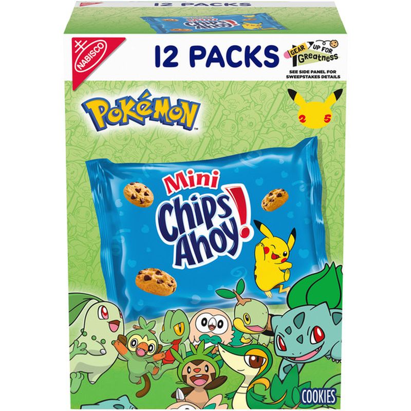 Chips Ahoy! Pokémon Mini Chocolate Chip Cookies (12 ct) Instacart