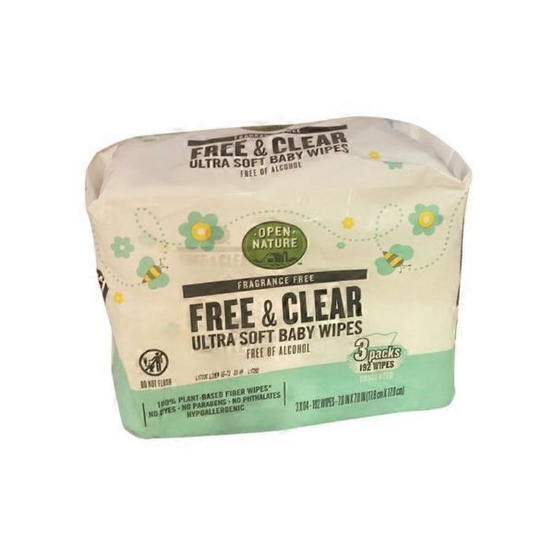 white cloud unscented wipes