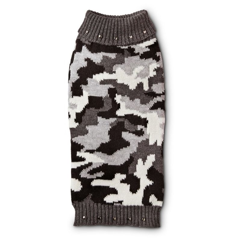camouflage dog sweater