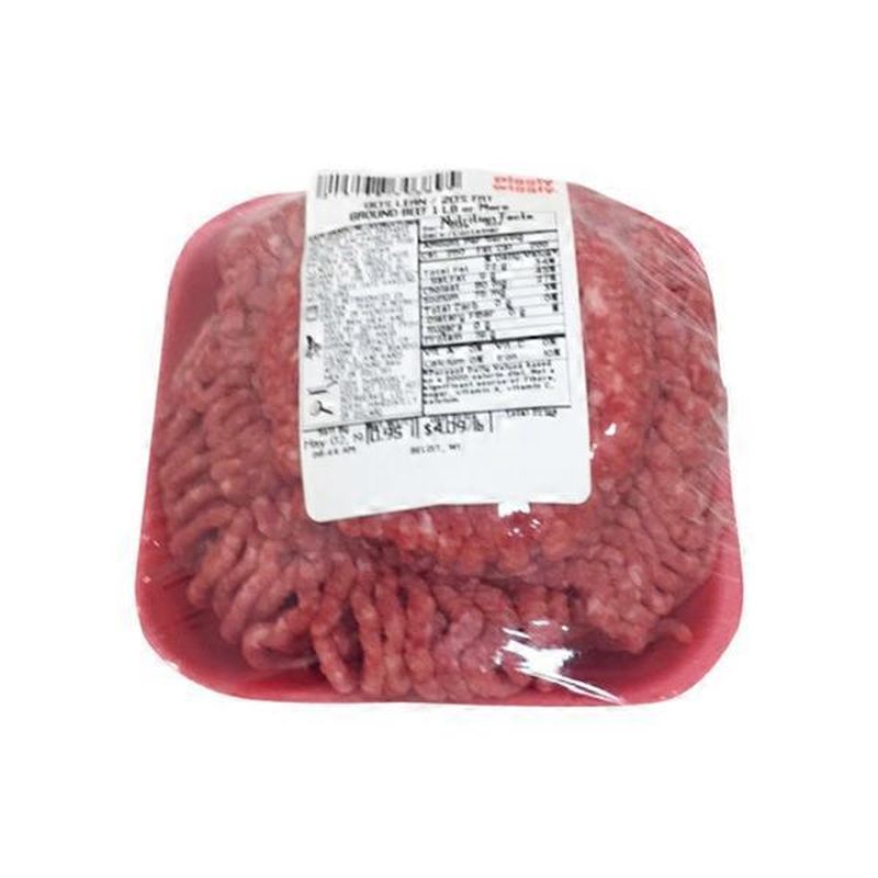 80% Lean Ground Beef (1 lb) from Piggly Wiggly - Instacart