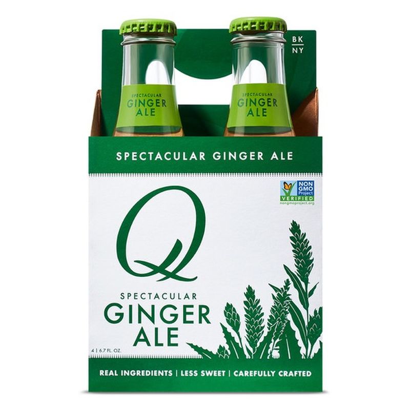 Q Ginger Ale, Spectacular, 4 Pack (7.5 fl oz) - Instacart