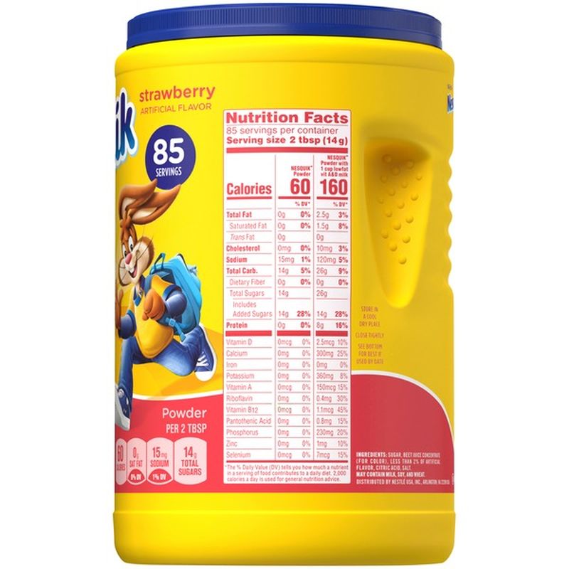 Nestle Nesquik Strawberry Powder Drink Mix (41.976 oz) Instacart