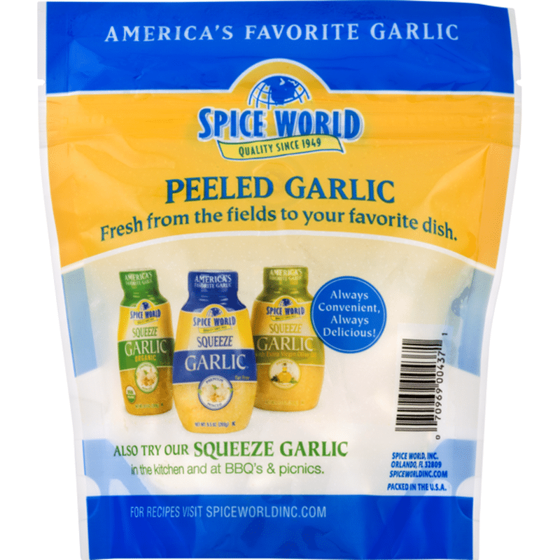 Spice World Fresh Peeled Garlic (6 oz bag) from Food Lion Instacart