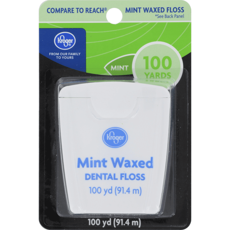 Kroger Mint Waxed Dental Floss