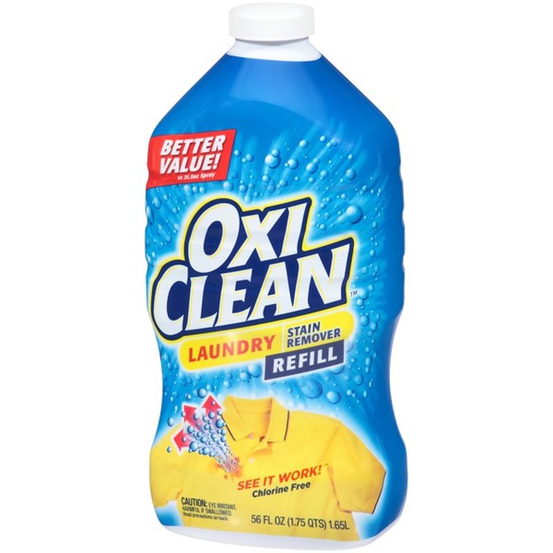 Oxi Clean Laundry Stain Remover Spray Refill (56 oz) Instacart