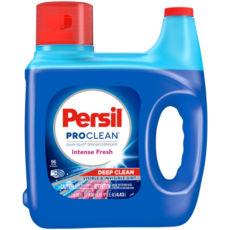 Persil ProClean Liquid Laundry Detergent, Intense Fresh, 96 Loads (150