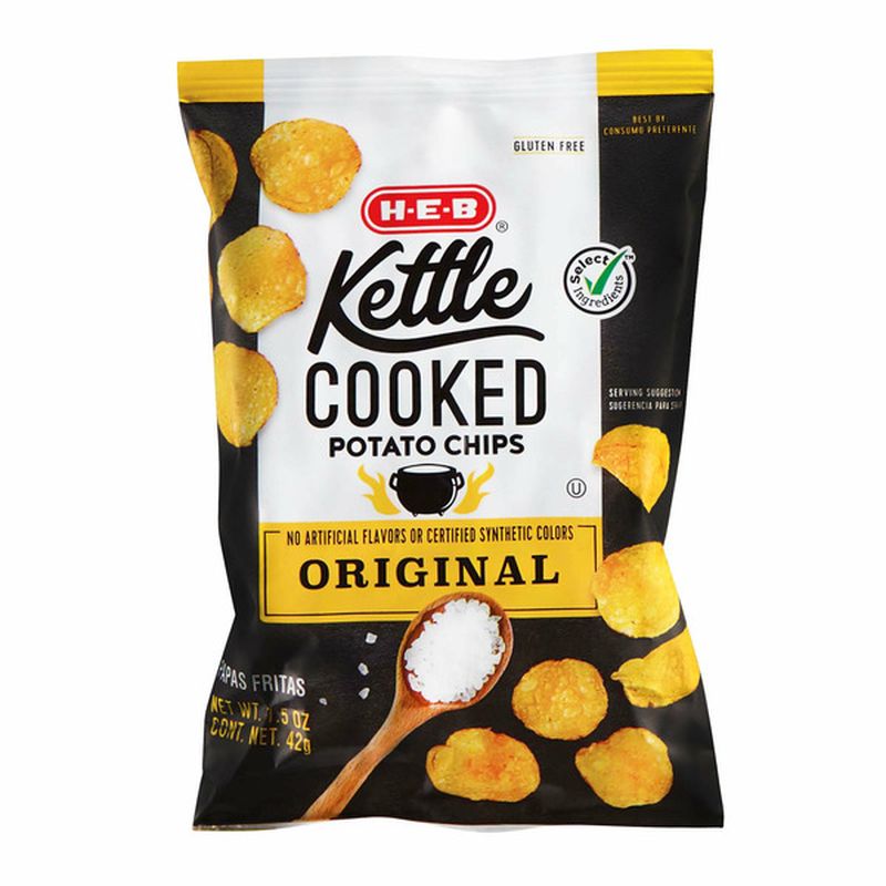 H-E-B Kettle Cooked Original Potato Chips