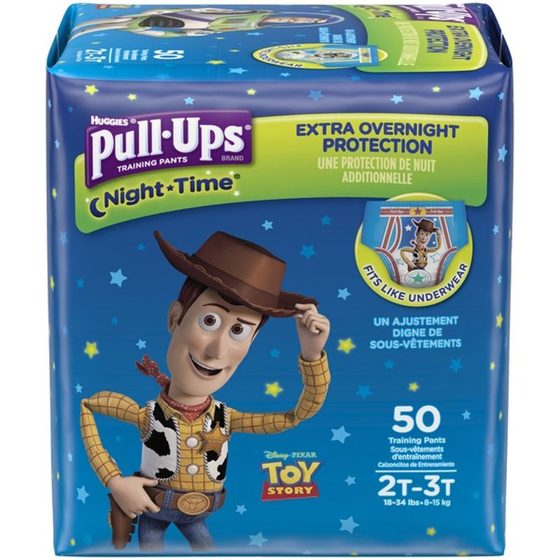 Pull-Ups Pull-Ups Night-Time Potty Training Pants for Boys (50 ct ...