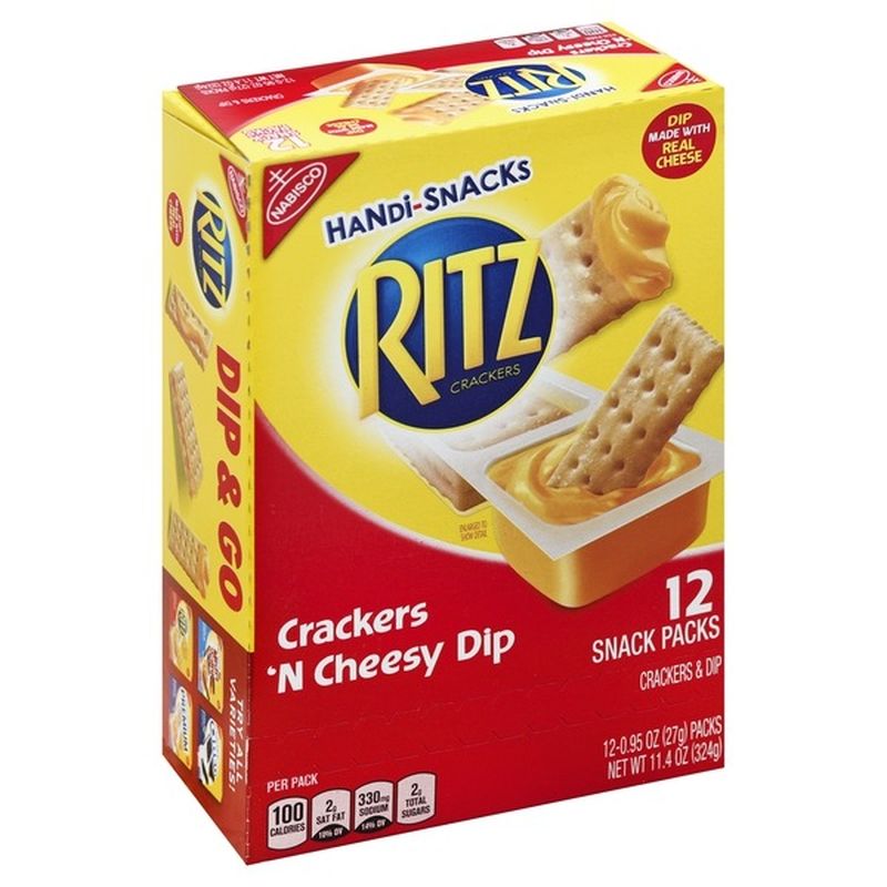 HandiSnacks Ritz Crackers 'N Cheese Dip (11.4 oz) Instacart