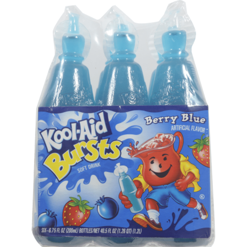 Kool Aid Blue Berry Blue Bursts 6 75 Fl Oz From Foodsco Instacart