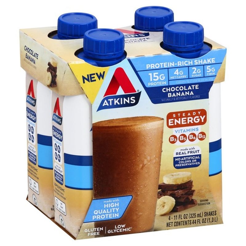 Atkins Shakes, Chocolate Banana (4 each) from Price Chopper Instacart
