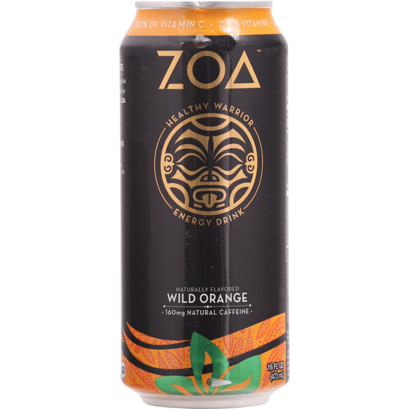 Zoa Wild Orange Energy Drink (16 fl oz) - Instacart