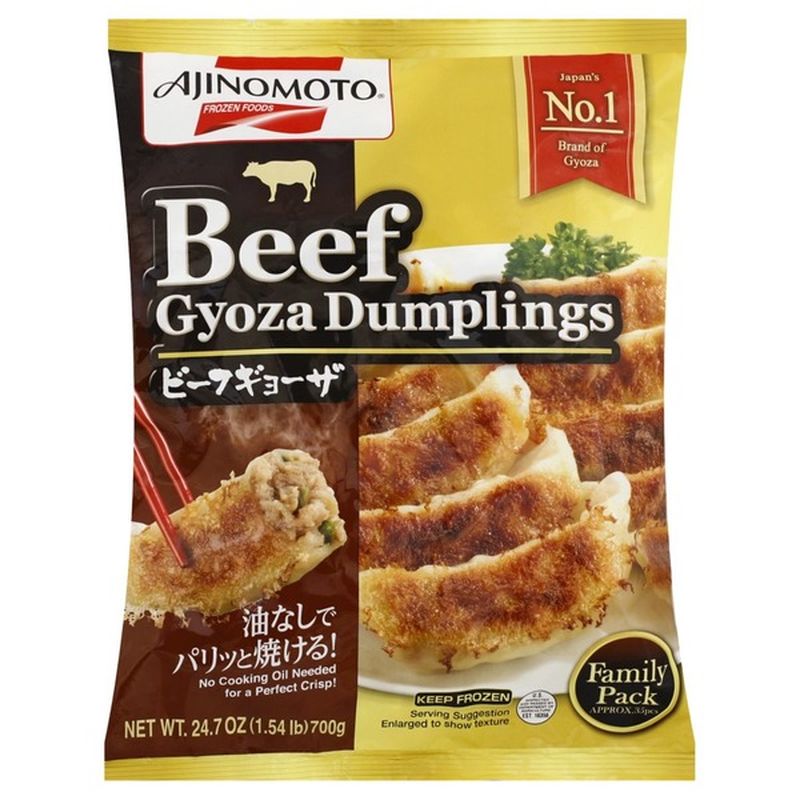 Ajinomoto Gyoza Dumplings, Beef, Family Pack (24.7 oz) Instacart
