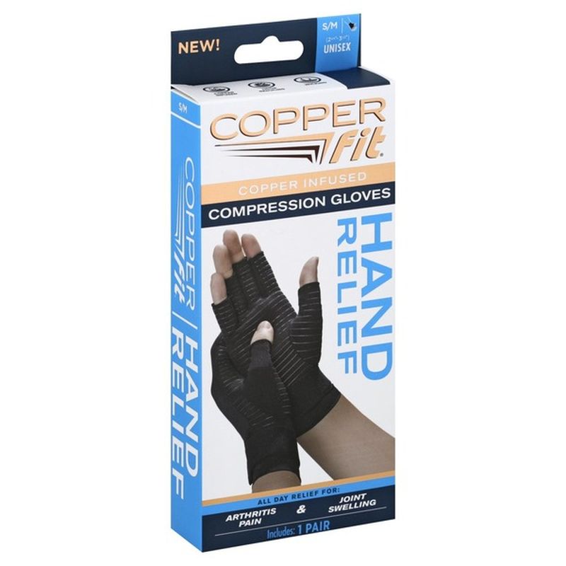 Copper Fit Hand Relief Compression Gloves (1 each) Delivery or Pickup