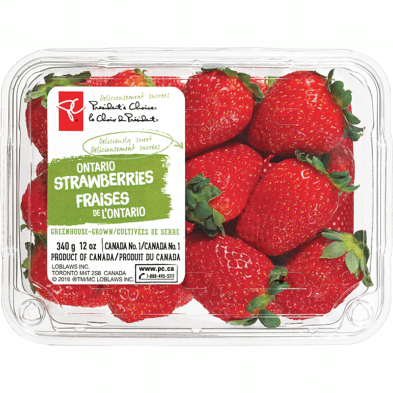 Ontario Strawberries (12 oz container) from City Market Instacart
