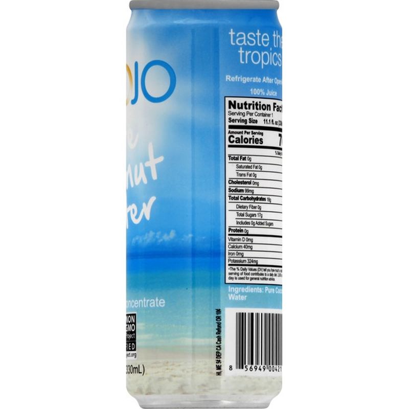 Mojo Coconut Water, Pure (11.1 oz) from ShopRite Instacart