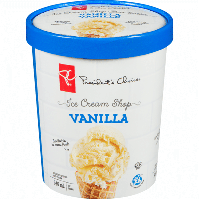 Vanilla Ice Cream Shop Flavours (946 ml) Instacart