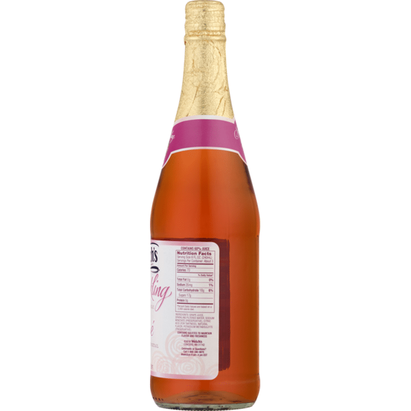 Welch's Sparkling NonAlcoholic Grape Juice Cocktail Rose (25.4 fl oz