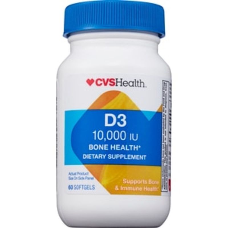 CVS Health 10,000 Iu Vitamin D3 (60 ct) - Instacart