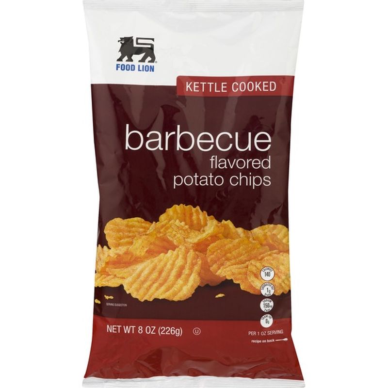 Food Lion Potato Chips, Barbecue Flavored, Kettle Cooked (8 oz) from ...