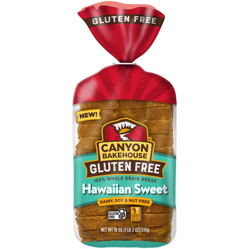 Canyon Bakehouse Gluten Free Hawaiian Sweet 100 Whole Grain Bread (18 oz) Instacart