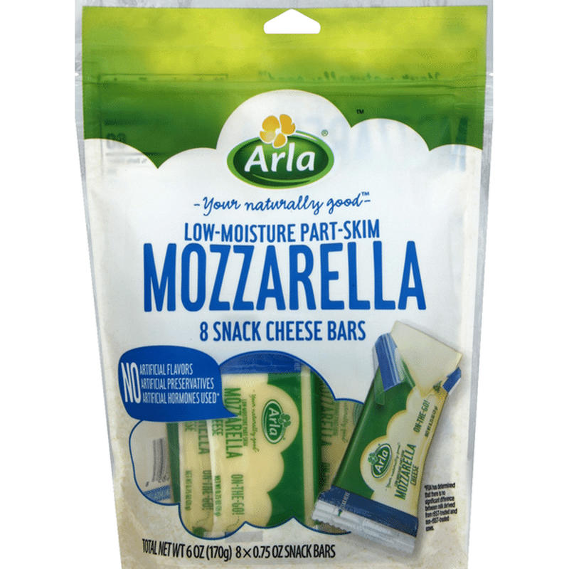 Arla LowMoisture ParkSkim Mozzarella Snack Cheese Bars (0.75 oz