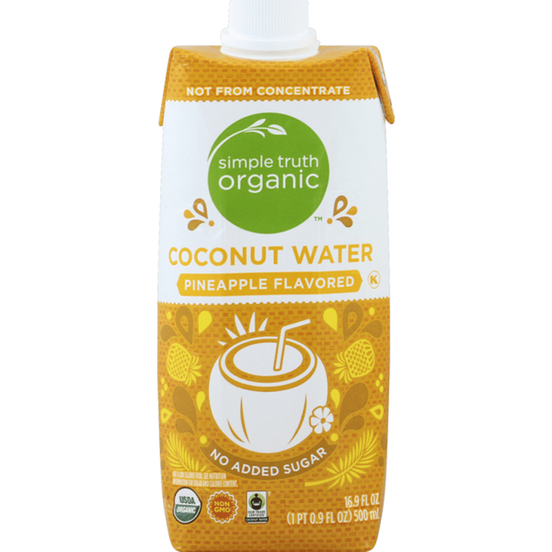 Simple Truth Coconut Water, Pineapple Flavored (16.9 oz) Instacart