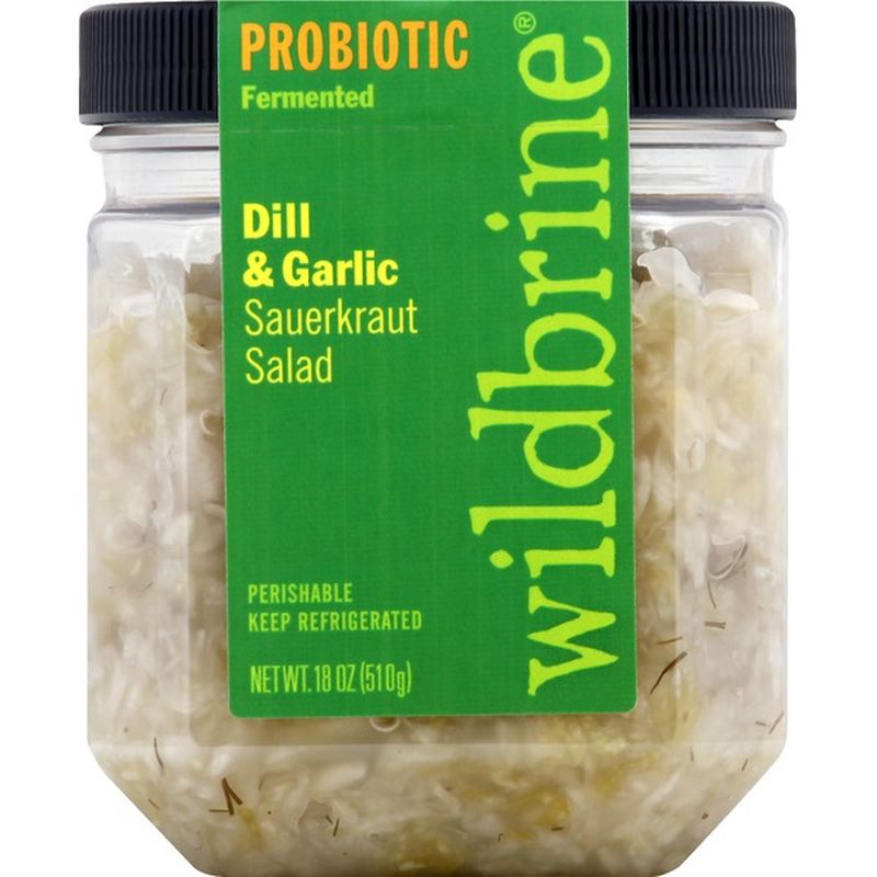 Wildbrine Sauerkraut Salad, Dill & Garlic, Probiotic (18 oz) Instacart