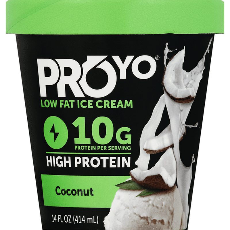 ProYo Low Fat Ice Cream Coconut (14 oz) Instacart