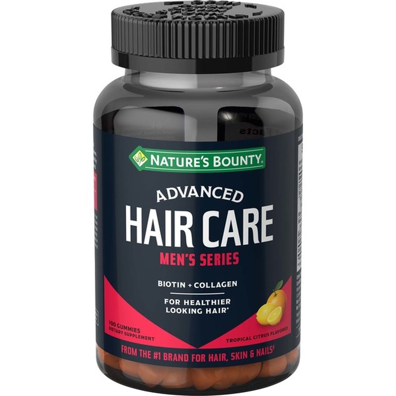 Nature's Bounty Hair Care, Advanced, Gummies, Tropical Citrus Flavored ...