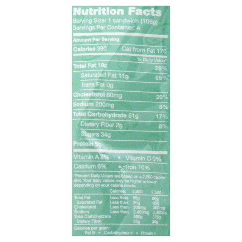 Cool Jacks Ice Cream Sandwiches, Jack Frost (4 each) Instacart