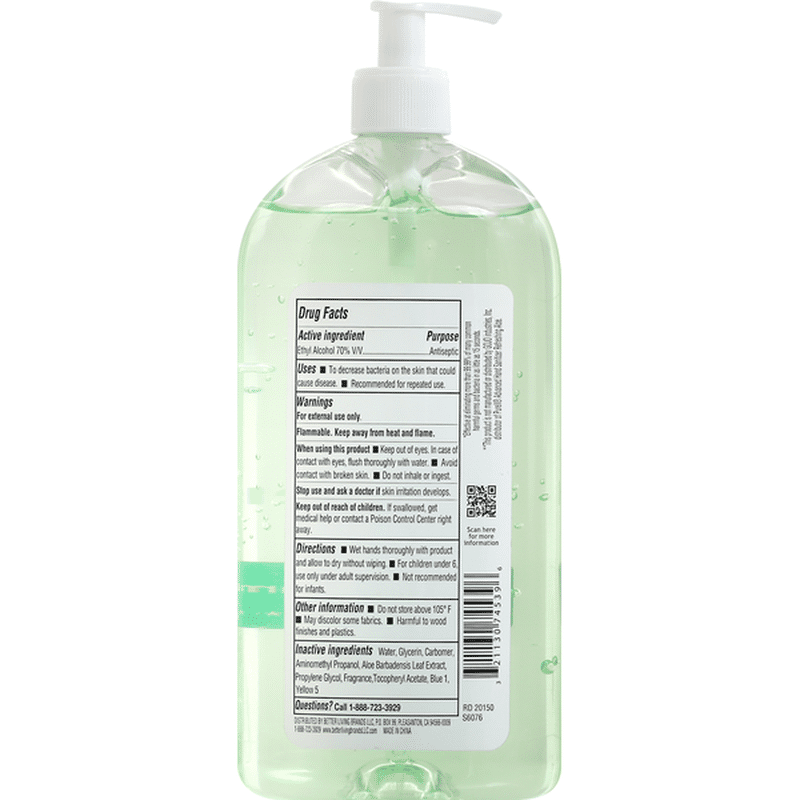 Signature Care Hand Sanitizer with Aloe, Advanced (32 oz) - Instacart