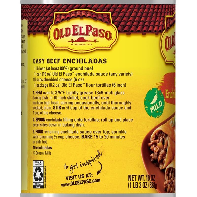 Old El Paso Enchilada Sauce, Red, Mild (19 oz) Instacart