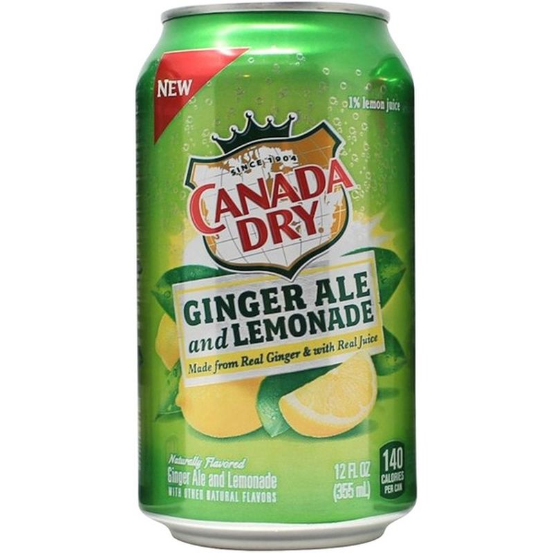 Canada Dry Ginger Ale and Lemonade, 12 Pack (12 each) from Total Wine