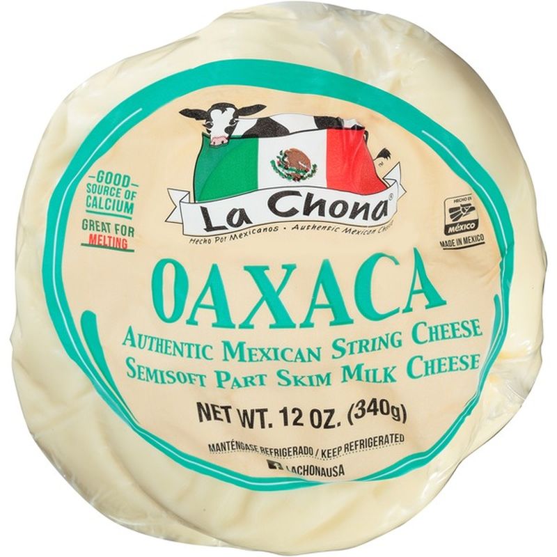 La Chona Oaxaca Authentic Mexican String Cheese (340 g) - Instacart