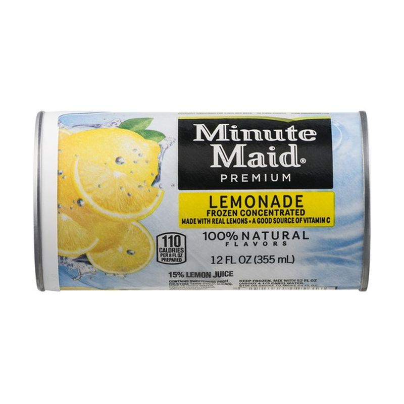 Minute Maid Lemonade, Frozen Concentrated (12 oz) Instacart