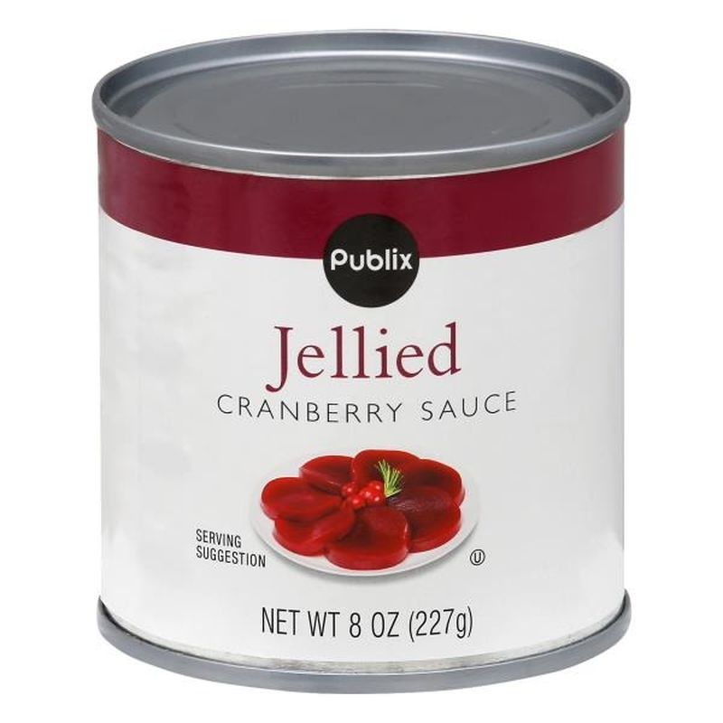 Publix Jellied Cranberry Sauce (8 oz) from Publix Instacart