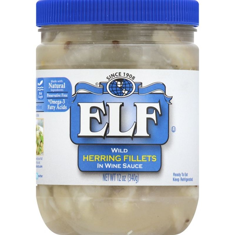 Elf Herring Fillets, in Wine Sauce, Wild (12 oz) Instacart