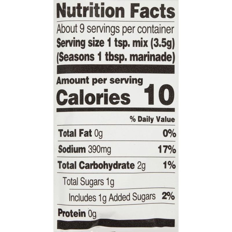 McCormick® Mojito Lime Marinade Mix (1.06 oz) from Publix Instacart