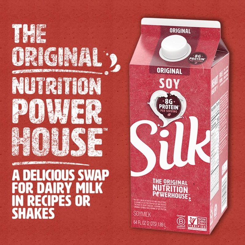 Silk Original Soymilk (64 fl oz) Instacart