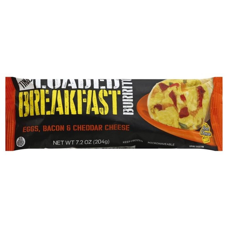 Tina's Burrito, Loaded, Breakfast (7.2 oz) Instacart