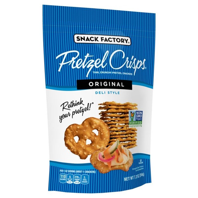 Pretzel Crisps® Original Flavor Pretzel Crisps (7.2 oz) Instacart