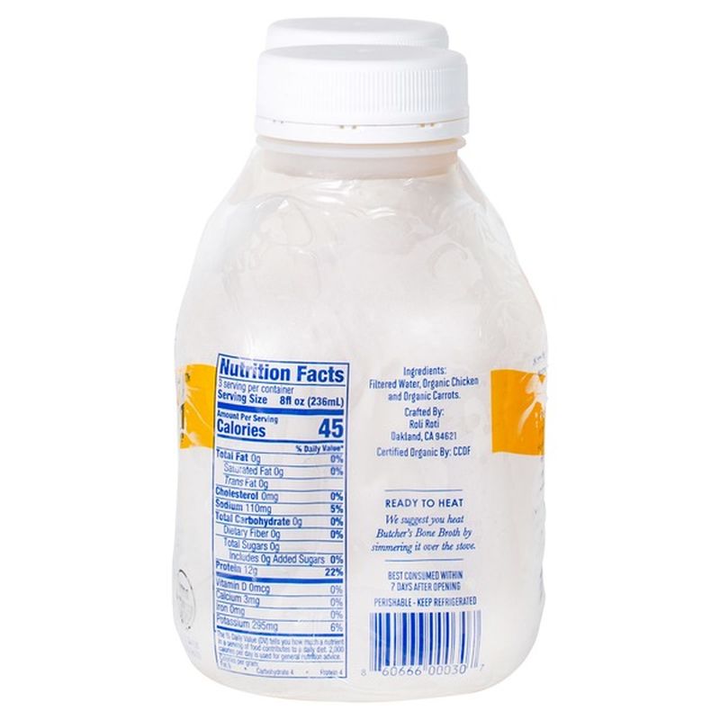 Roli Roti Organic Chicken Bone Broth (24 oz) from Costco Instacart