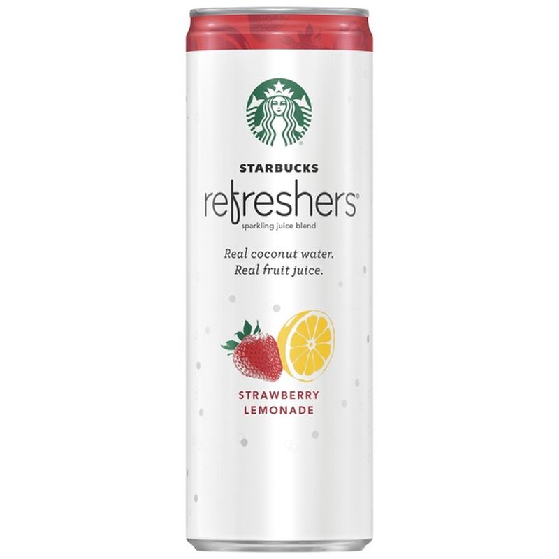 Starbucks Refreshers Strawberry Lemonade Sparkling Juice Blend (12 fl